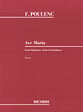 Ave Maria  (Dialogues of Carmelite) SSA choral sheet music cover